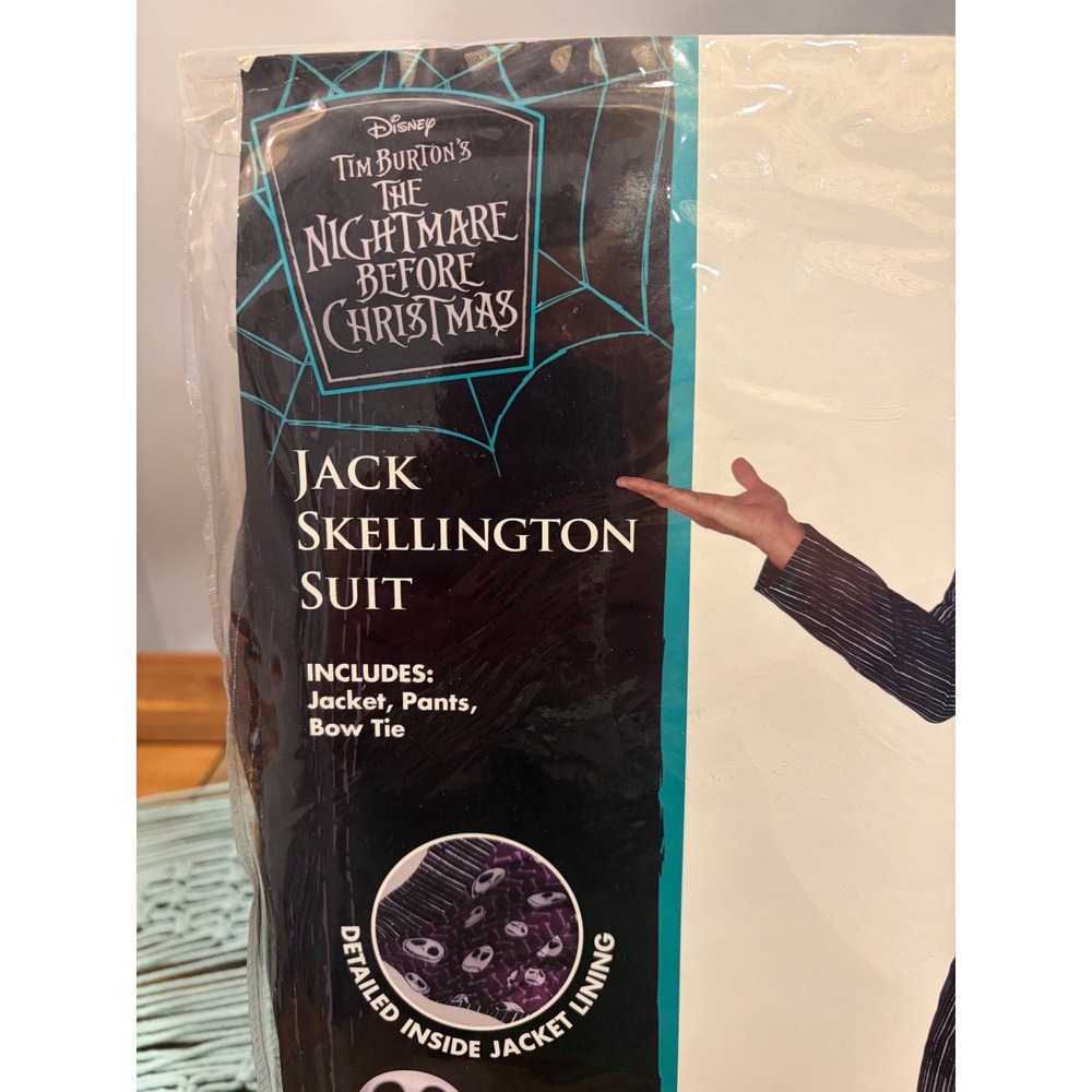 Jack Skellington- Nightmare Before Christmas - Spirit Halloween - new Medium - Picture 2 of 4